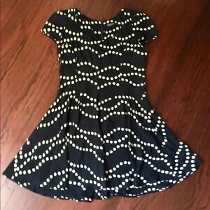 Blue and white patterned Topshop dress
